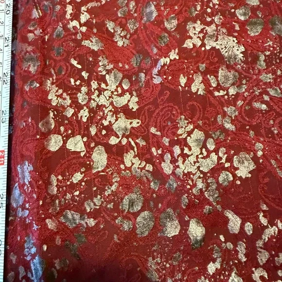 Paisley Jaquard Foil Button Down Shirt size XL